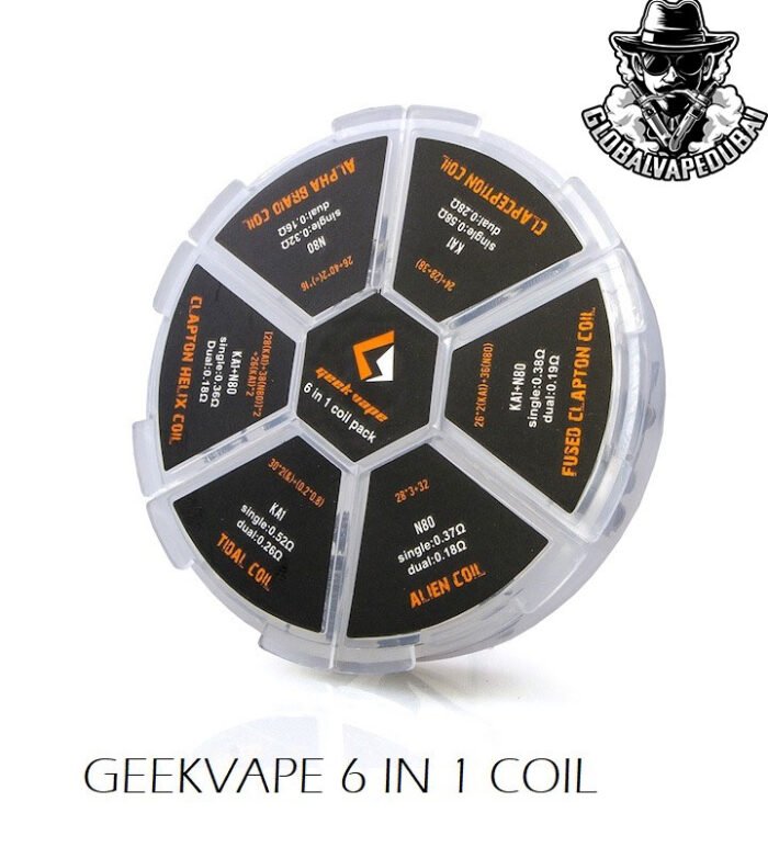 GEEKVAPE-F204-FUSED-CLAPTON-2-IN-1-PREBUILT-COILS Geekvape F204 Fused Clapton 6 in 1 Prebuilt Coils - Image 2