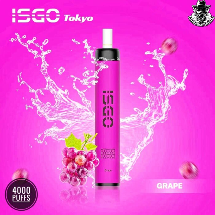 Grape Isgo Tokyo 4000 Puffs Disposable - Image 4