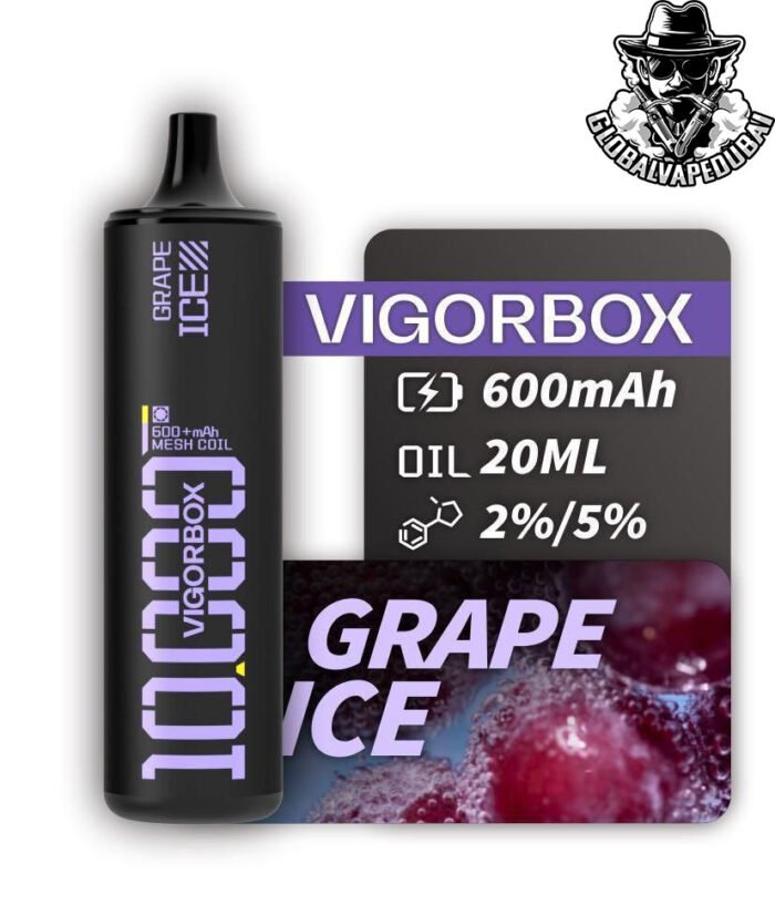 Grape-Ice Vigorbox Disposable 10000 Puffs - Image 7