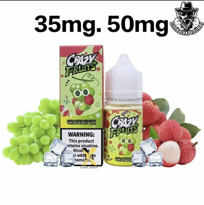 Grape-Litchi-Ice Crazy 30ML Saltnic 35MG 50MG - Image 3