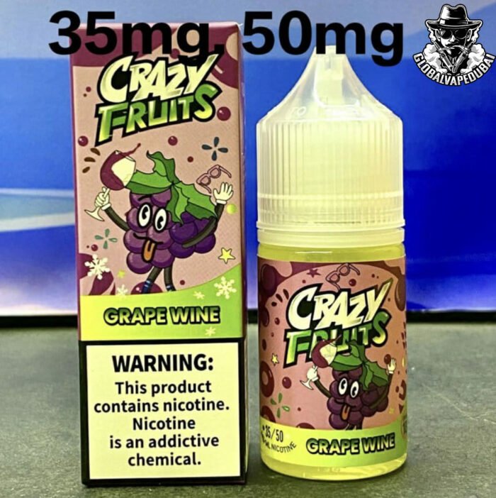 Grape-Wine Crazy 30ML Saltnic 35MG 50MG - Image 4