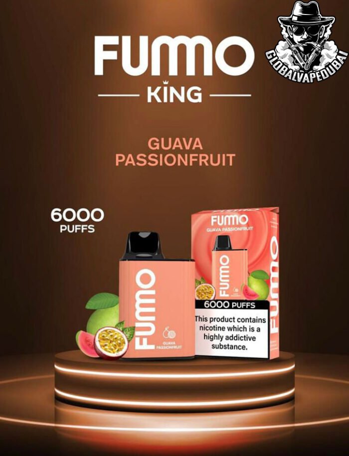 Guava-Passion-Fruit Fummo King Disposable 6000 Puffs Vape in Duabi Uae - Image 8