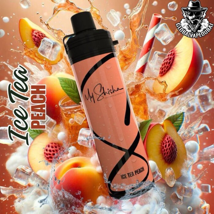 Ice-Tea-Peach My Shisha DTL 10000 Pufffs Disposable - Image 13