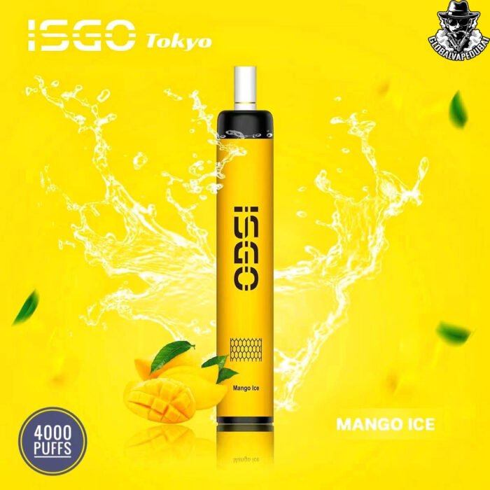 Mango-Ice Isgo Tokyo 4000 Puffs Disposable - Image 6
