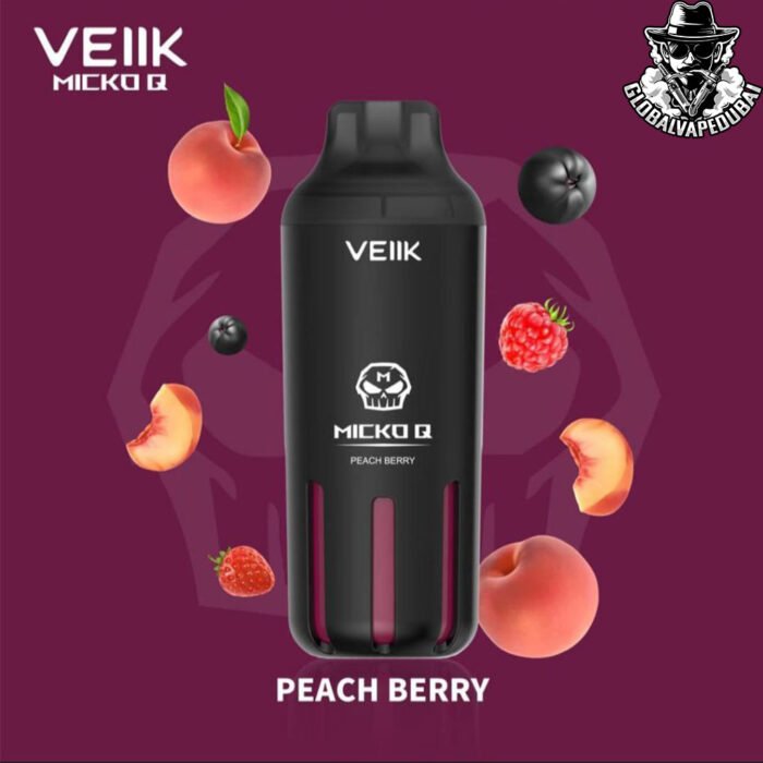 Peach-Berry Veiik Micko Q Disposable 5500 Puffs - Image 10
