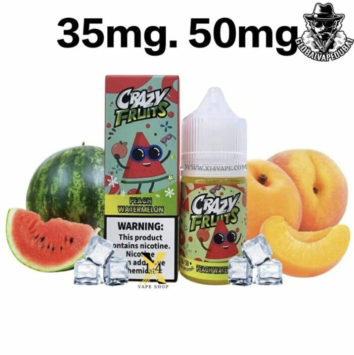 Peach-Watermelon-Ice Crazy 30ML Saltnic 35MG 50MG - Image 11