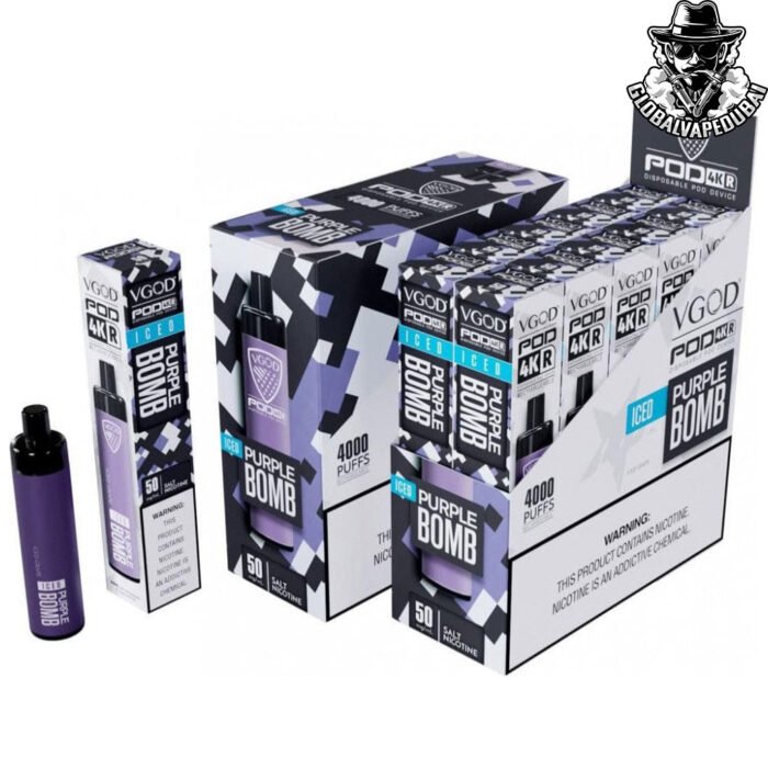 Purple-Bomb VGod Pod disposable 4000 Puffs - Image 9