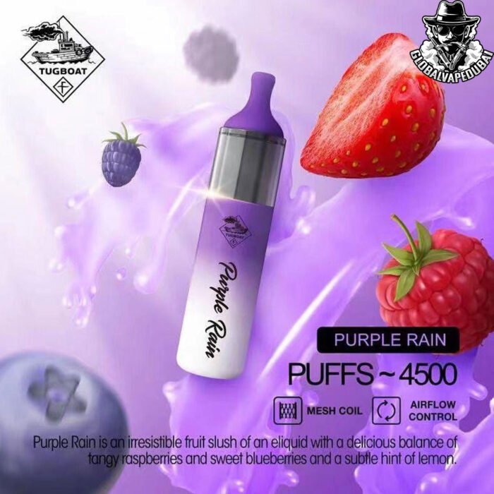 Purple-Rain Tugboat Evo 4500 puffs Disposable - Image 16