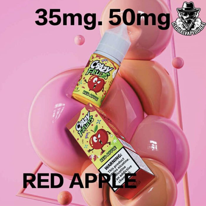 Red-Apple Crazy 30ML Saltnic 35MG 50MG - Image 12
