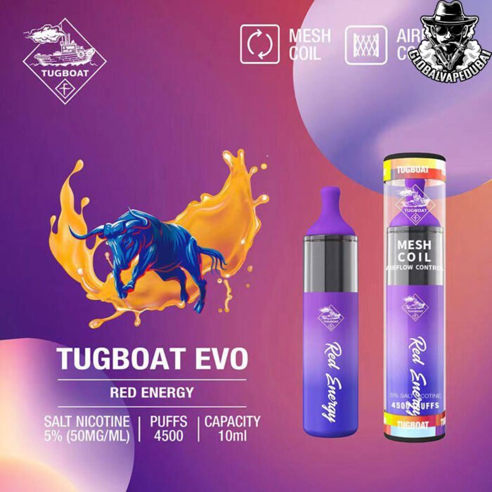 Red-Energy Tugboat Evo 4500 puffs Disposable - Image 17