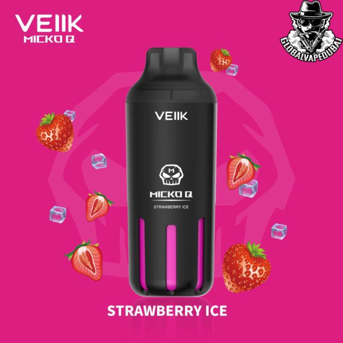 Strawberry-Ice Veiik Micko Q Disposable 5500 Puffs - Image 12