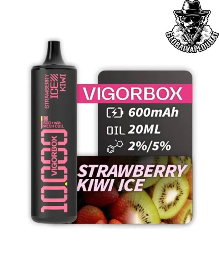 Strawberry-Kiwi-Ice Vigorbox Disposable 10000 Puffs - Image 11