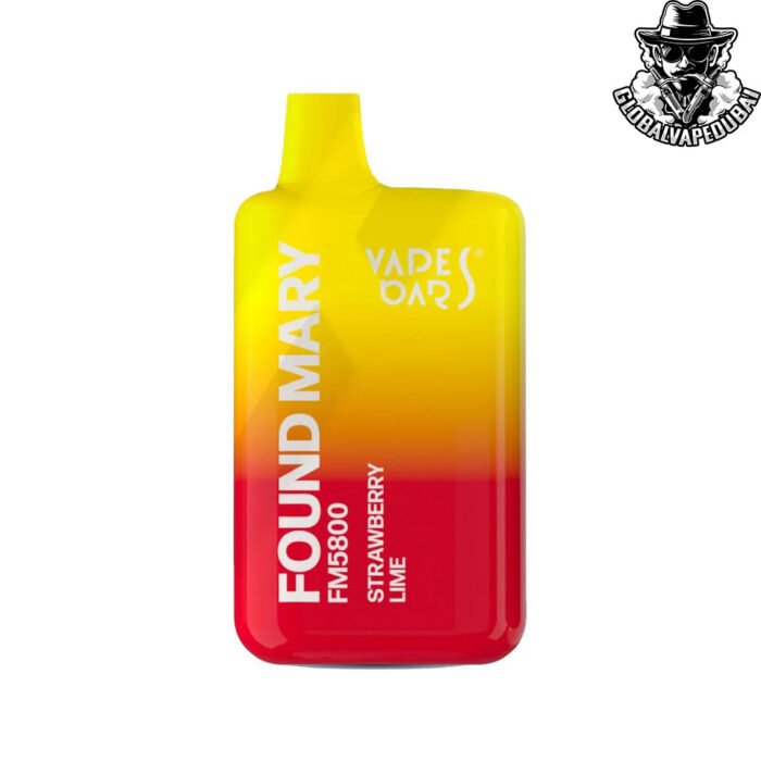 Strawberry-Lime Vape Bar - Found Mary 5800 Puffs Disposable Vape - Image 9