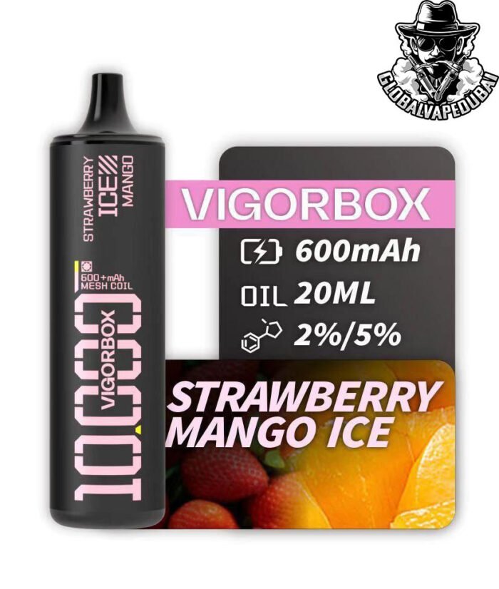 Strawberry-Mango-Ice Vigorbox Disposable 10000 Puffs - Image 12