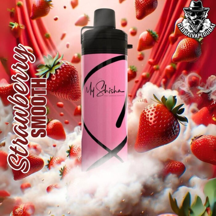Strawberry-Smooth My Shisha DTL 10000 Pufffs Disposable - Image 16