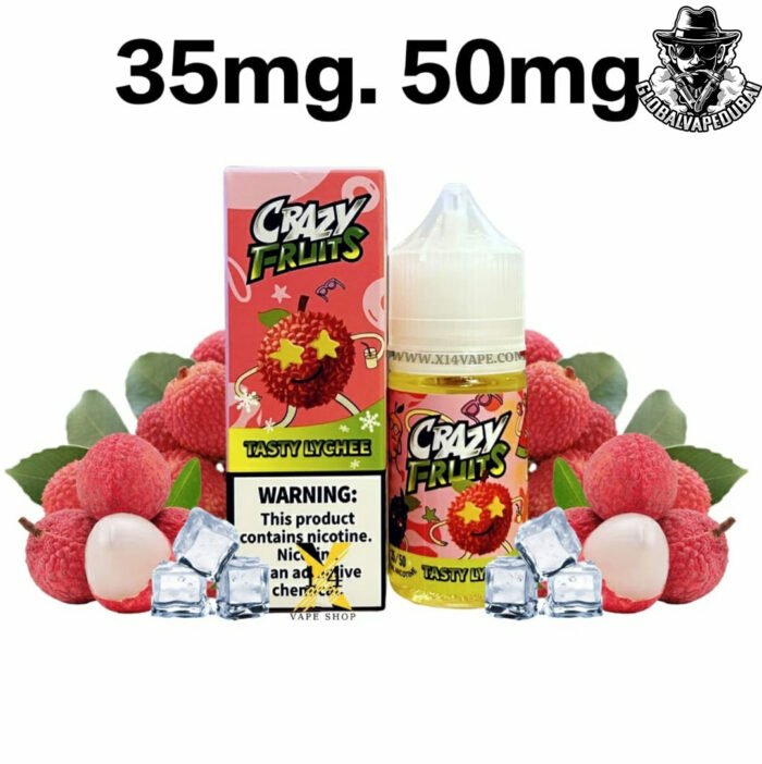 Tasty-Lychee-Ice Crazy 30ML Saltnic 35MG 50MG - Image 14