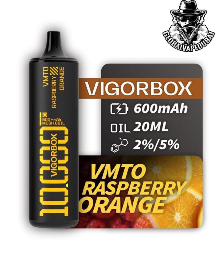 Vmto-Raspberry-Orange Vigorbox Disposable 10000 Puffs - Image 14