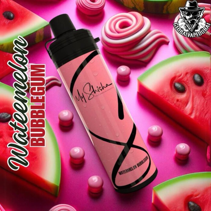 Watermelon-Bubblegum My Shisha DTL 10000 Pufffs Disposable - Image 18