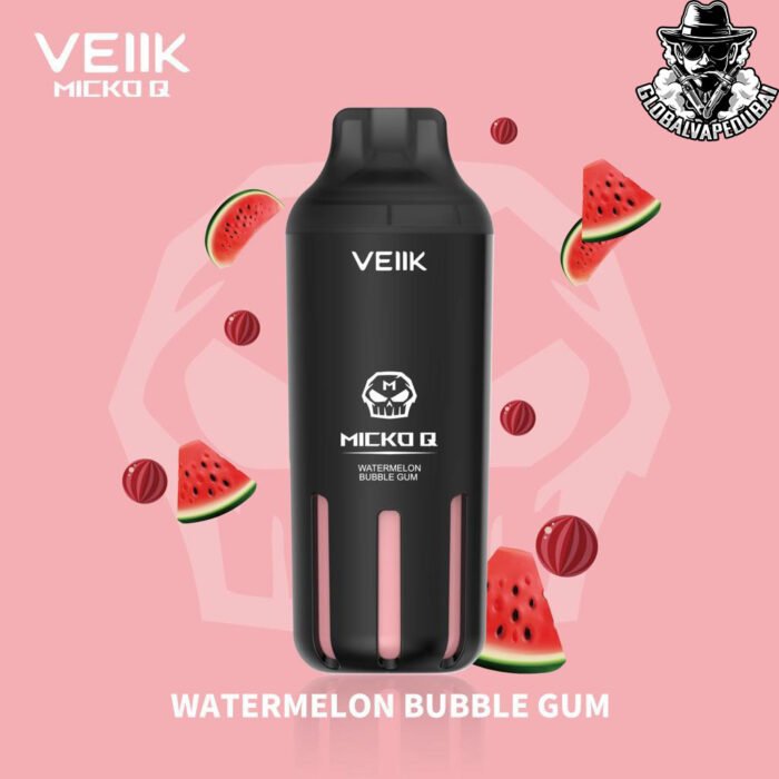 Watermelon-Bubblegum Veiik Micko Q Disposable 5500 Puffs - Image 16