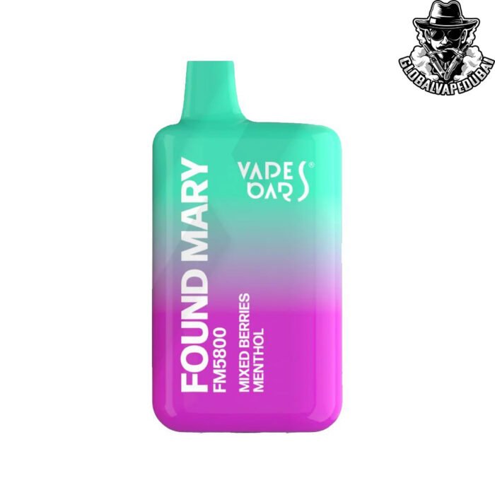 mixed-Berries-Menthol Vape Bar - Found Mary 5800 Puffs Disposable Vape - Image 5
