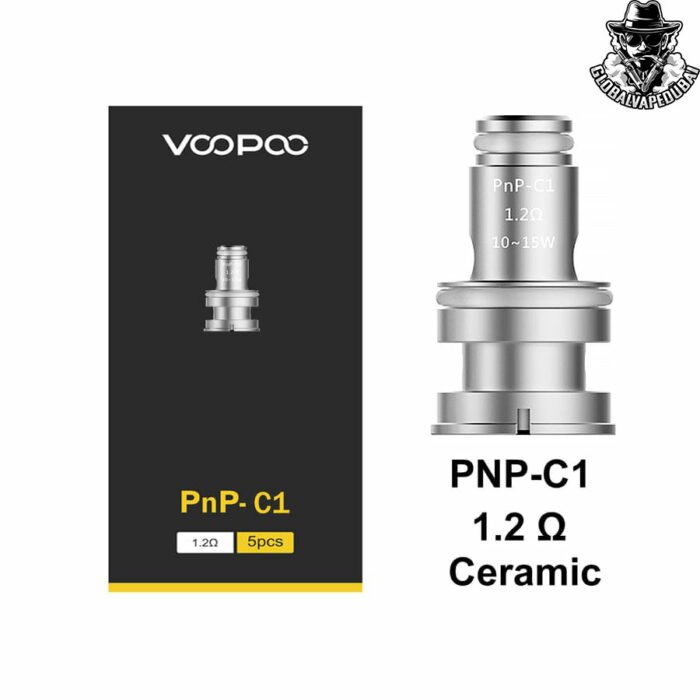 PNP-C1-1.2Ω-Ceramic Voopoo PNP Vapes Coil (5Pcs Per Pack) - Image 2