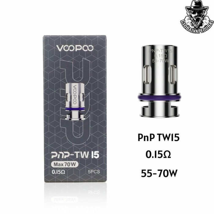 PNP-TW15-0.15Ω-55-70W Voopoo PNP Vapes Coil (5Pcs Per Pack) - Image 12