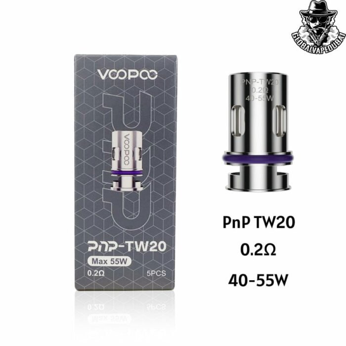 PNP-TW20-0.2Ω-40-55W Voopoo PNP Vapes Coil (5Pcs Per Pack) - Image 13