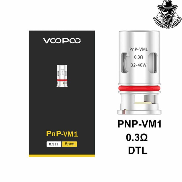 PNP-VM1-0.3Ω-DTL Voopoo PNP Vapes Coil (5Pcs Per Pack) - Image 15