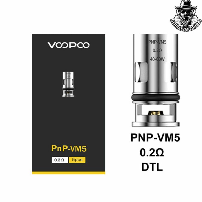 PNP-VM5-0.2Ω-DTL Voopoo PNP Vapes Coil (5Pcs Per Pack) - Image 18
