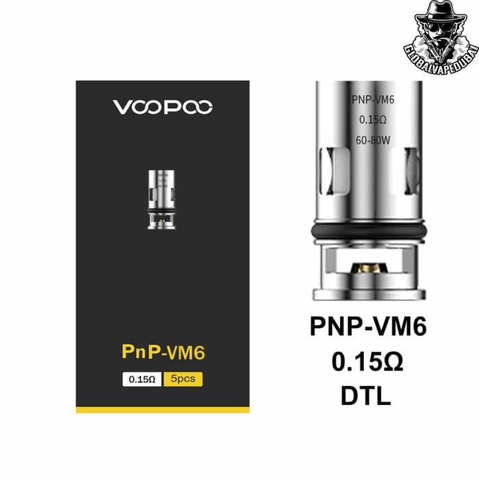 PNP-VM6-0.15Ω-DTL Voopoo PNP Vapes Coil (5Pcs Per Pack) - Image 19