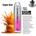 Vapes Bars Diamond Disposable 7000 Puffs Vape in Dubai Uae - Image 8