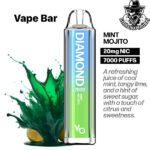 Vapes Bars Diamond Disposable 7000 Puffs Vape in Dubai Uae - Image 14
