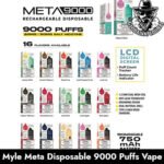 Myle Meta Disposable 9000 Puffs Vape in Dubai Uae