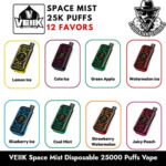 VEIIK Space Mist Disposable 25000 Puffs Vape in Dubai Uae