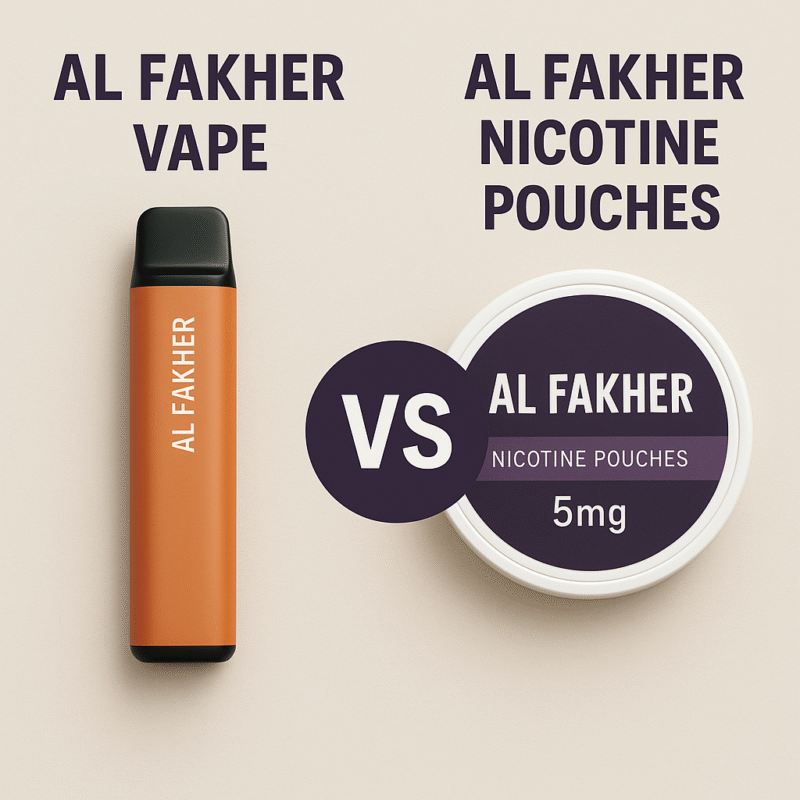 Al Fakher vape vs Al Fakher nicotine pouches