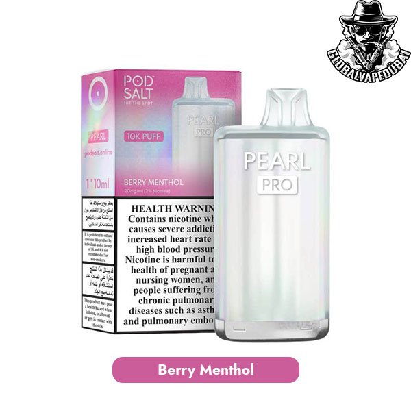 Berry-Menthol Pod Salt Pearl Pro Disposable 10000 Puffs – Buy in Dubai & UAE - Image 2