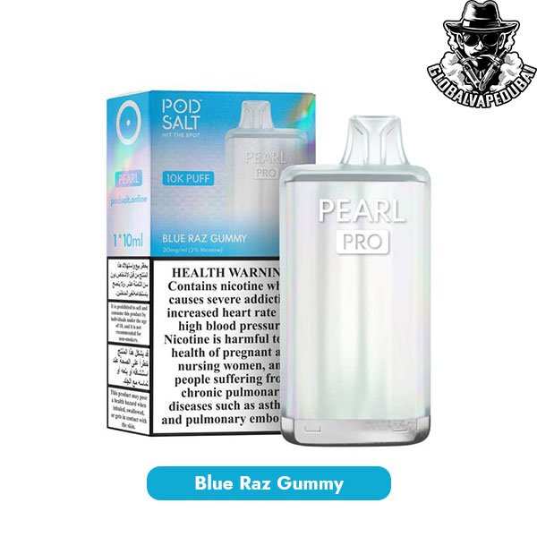 Blue-Raz-Gummy Pod Salt Pearl Pro Disposable 10000 Puffs – Buy in Dubai & UAE - Image 4
