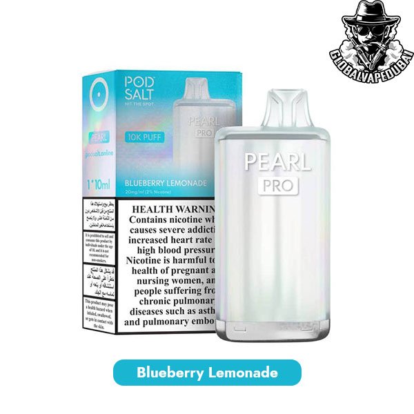 Blueberry-Lemonade Pod Salt Pearl Pro Disposable 10000 Puffs – Buy in Dubai & UAE - Image 3