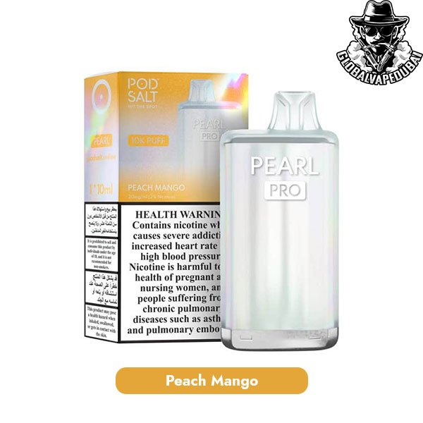 Peach-Mango Pod Salt Pearl Pro Disposable 10000 Puffs – Buy in Dubai & UAE - Image 7