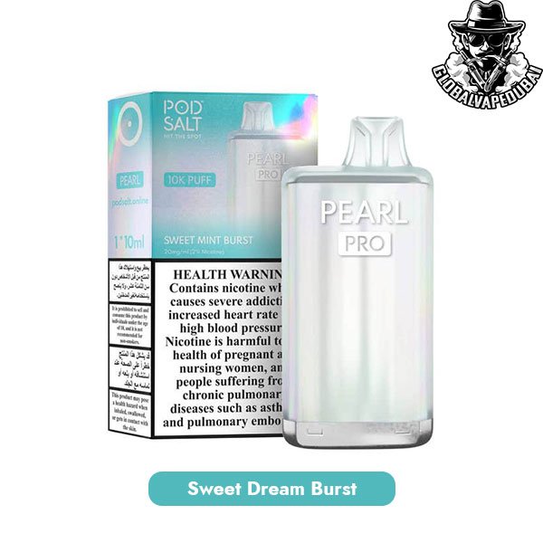 Sweet-Dream-Burst Pod Salt Pearl Pro Disposable 10000 Puffs – Buy in Dubai & UAE - Image 10