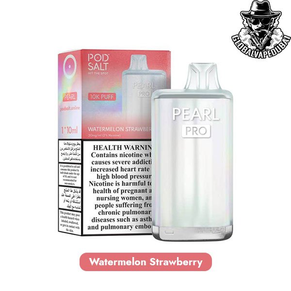 Watermelon-Strawberry Pod Salt Pearl Pro Disposable 10000 Puffs – Buy in Dubai & UAE - Image 11
