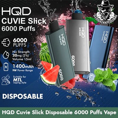 HQD Cuvie Slick Disposable 6000 Puffs Vape in Dubai Uae