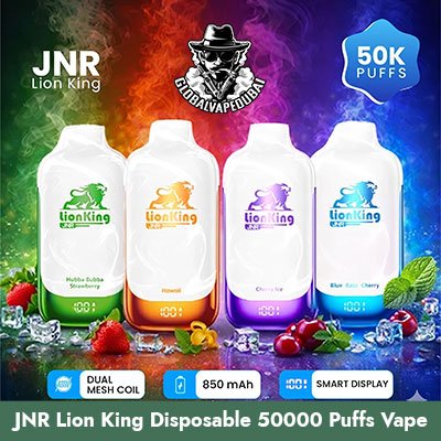 JNR Lion King 50000 Puffs Disposable 50MG Vape in Dubai Uae
