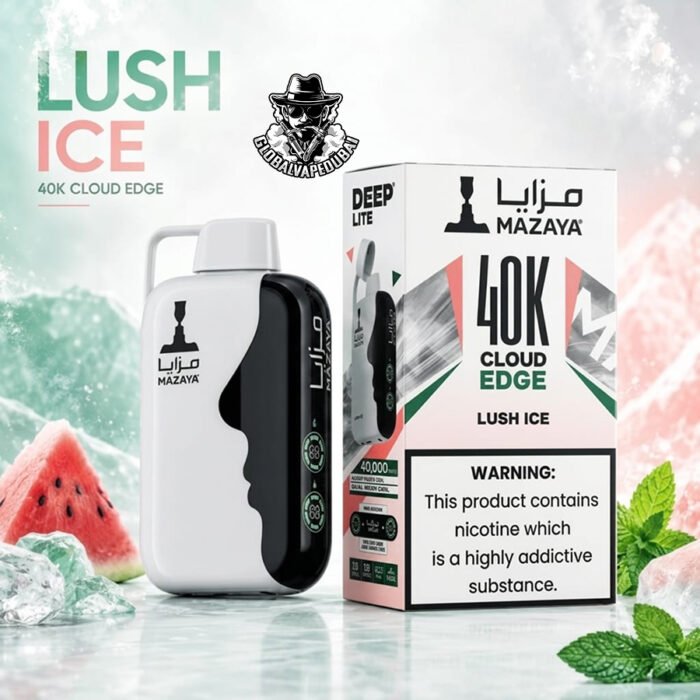 Buy Mazaya Deep Lite Cloud Edge 40000 Puffs Disposable Vape in Dubai – 20mg Salt Nic, Compact 800mAh Battery & Mesh Coil - Image 9