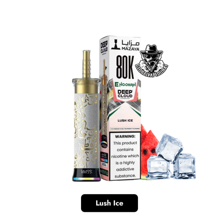 Buy Mazaya Deep Cloud Shisha 80000 Puffs Disposable Vape in Dubai – Smart Display, MTL/DTL Switch & Deep Cloud Mesh Coil - Image 8