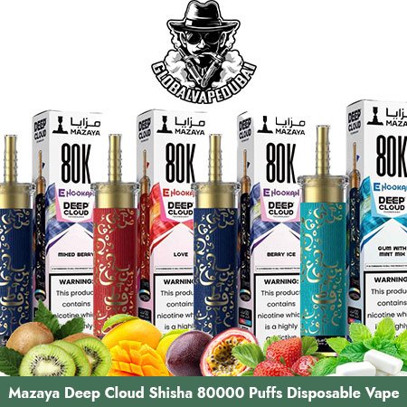 Mazaya Deep Cloud Shisha 80000 puffs Dubai