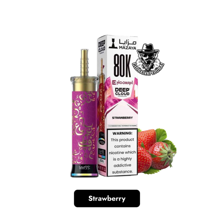 Buy Mazaya Deep Cloud Shisha 80000 Puffs Disposable Vape in Dubai – Smart Display, MTL/DTL Switch & Deep Cloud Mesh Coil - Image 13