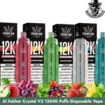 Al Fakher Crown Bar Crystal V2 12000 Puffs Disposable Vape in Dubai Uae