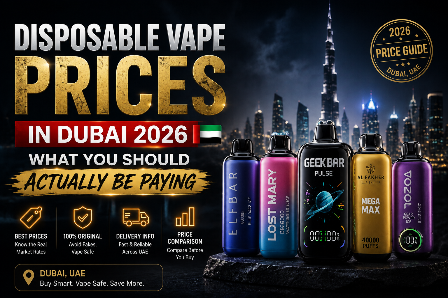 disposable vape price Dubai