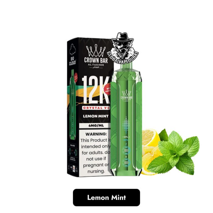 Al Fakher Crown Bar Crystal V2 12000 Puffs Disposable Vape in Dubai Uae - Image 5